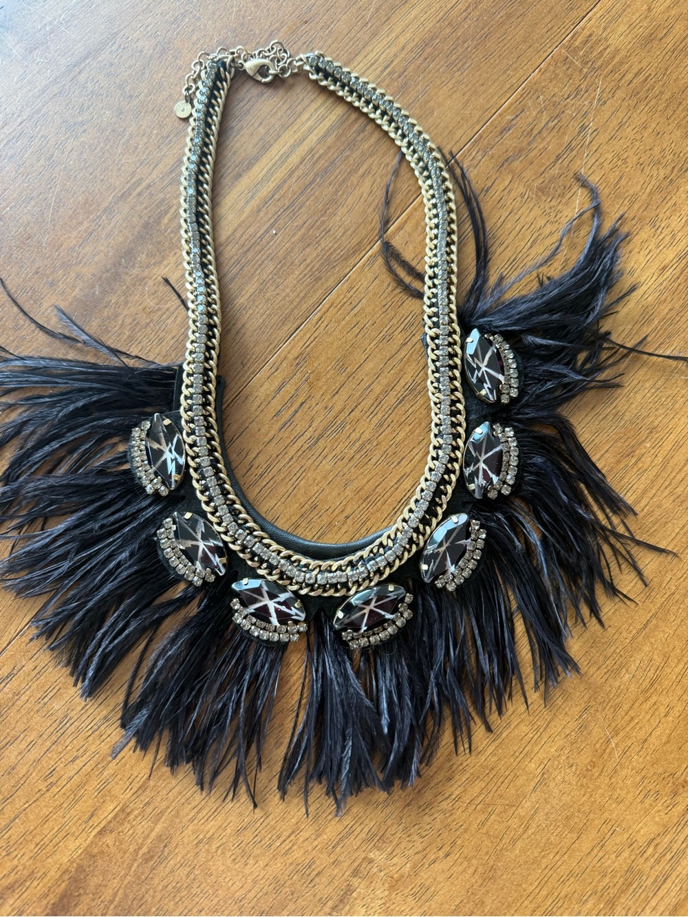 Stella & Dot Harper Feather Necklace